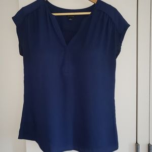 Blue pullover shirt